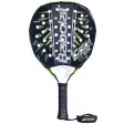 Babolat Counter Viper 2026 padelracket i svart med limegröna detaljer och vit hals, sedd framifrån