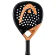 HEAD Speed Motion 2023 padelracket i svart och kopparorange med droppformat huvud och svart grepp