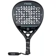 NOX Nextgen Pro Attack 12K 2026 padelracket i svart med vitt X-mönster och diamantform, med svart handledsrem