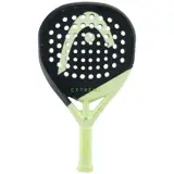 HEAD Extreme Pro 2026 padelracket med diamantform i svart och ljusgrönt, sedd framifrån med stor HEAD-logotyp