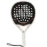 Adidas Metalbone CTRL 2026 padelracket med vit ram, svart slagyta och vitt grepp, sedd rakt framifrån
