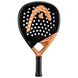 HEAD Speed Motion 2023 padelracket i svart och kopparorange med droppformat huvud och svart grepp